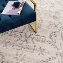 Load image into Gallery viewer, Divya Cream &amp; Silver Blue Area Rug - Clearance
