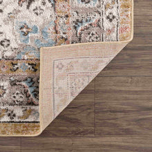 Carregar imagem no visualizador da galeria, Albie Gold &amp; Beige Area Rug - Clearance
