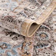 Carregar imagem no visualizador da galeria, Albie Gold &amp; Beige Area Rug - Clearance

