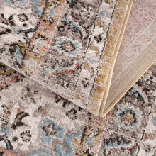 Carregar imagem no visualizador da galeria, Albie Gold &amp; Beige Area Rug - Clearance
