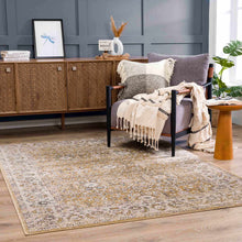 Carregar imagem no visualizador da galeria, Anana Gold &amp; Beige Area Rug - Clearance
