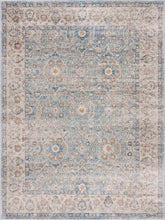 Carregar imagem no visualizador da galeria, Anana Silver Blue &amp; Beige Area Rug - Clearance
