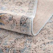 Carregar imagem no visualizador da galeria, Anana Silver Blue &amp; Beige Area Rug - Clearance
