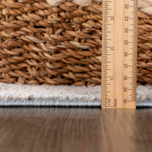 Carregar imagem no visualizador da galeria, Anana Silver Blue &amp; Beige Area Rug - Clearance
