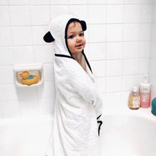 Load image into Gallery viewer, Panda Baby Bath Essentials 8pc Baby Gift Set - White/Black - Final Sale/No Returns

