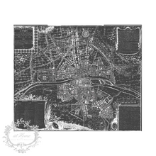 Load image into Gallery viewer, Paris Map - Mesh Stencil 18x24
