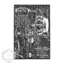 Load image into Gallery viewer, Parisian Script - Mesh Stencil 12x18
