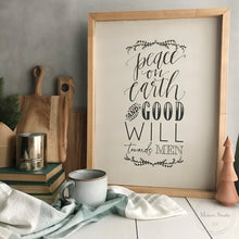 Load image into Gallery viewer, Peace on Earth - Mesh Stencil 12x18
