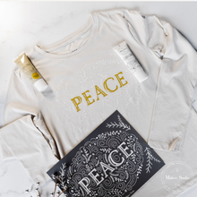 Load image into Gallery viewer, Peace To All - Mesh Stencil - 8.5x11

