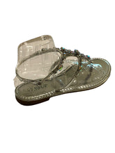 Load image into Gallery viewer, SB UP LS-01 Rose Gold with Gems Sandals

