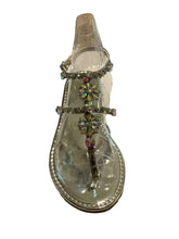 Load image into Gallery viewer, SB UP LS-01 Rose Gold with Gems Sandals
