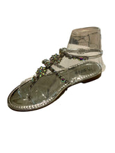 Load image into Gallery viewer, SB UP LS-01 Rose Gold with Gems Sandals
