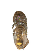 Load image into Gallery viewer, SB UP LS-01 Rose Gold with Gems Sandals
