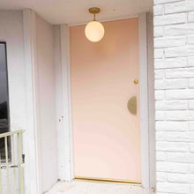 Load image into Gallery viewer, Demi Lune, Solid Brass Half Moon Door Handles
