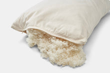 Load image into Gallery viewer, Natural Cotton Pillow With Wool Filling
