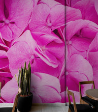 Cargar imagen en el visor de la galería, Pink Flowers Floral Wallpaper Mural. #6776
