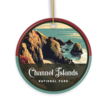 Load image into Gallery viewer, Channel Islands National Park Retro Ornament, California Vintage Travel Souvenir and Gift
