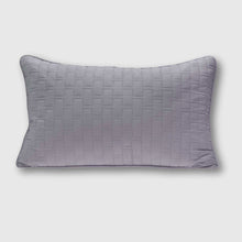 Load image into Gallery viewer, Bamboo Quilted Decorative Pillow - Platinum
