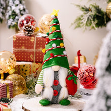 Carregar imagem no visualizador da galeria, Jolly Companions Christmas Gnome Decor Set of Two, Plush Xmas Home Decor
