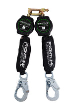 Carregar imagem no visualizador da galeria, Frontline RPA062S Aramid Twin Fiber Web Single Leg 6&#39; SRL with Steel Snap Hook Ends
