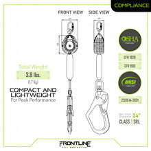 Carregar imagem no visualizador da galeria, Frontline RPW061R Web Single Leg 6&#39; SRL with Steel Rebar Hook End
