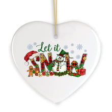 Load image into Gallery viewer, Radiant Charm Let it Snow Christmas Ornament

