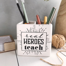 Load image into Gallery viewer, Real Heroes Teach - Mesh Stencil 2 pack 5.5x8.5
