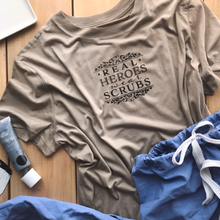 Load image into Gallery viewer, Real Heroes Wear Scrubs - Mesh Stencil 8.5x11
