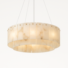 Carregar imagem no visualizador da galeria, Regalis Alabaster Chandelier Light
