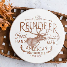 Load image into Gallery viewer, Reindeer Feed - Mesh Stencil 12x12
