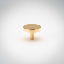 Cargar imagen en el visor de la galería, Rondelle, Solid Brass Cabinet Knobs
