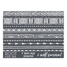Load image into Gallery viewer, Root for Me - Mesh Stencil 8.5x11
