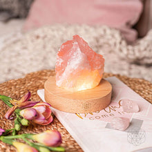 Load image into Gallery viewer, Rose Quartz Lamp of Compassion
