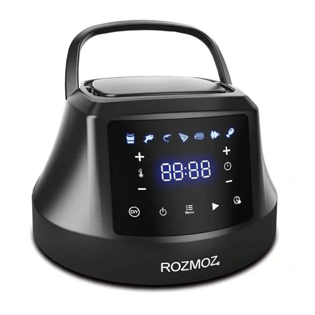 Rozmoz roaster pressure cooker air fryer instant pot lid black 6 Qt