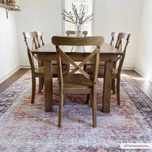 Load image into Gallery viewer, Rust Anahawan Distressed Washable Area Rug - Clearance
