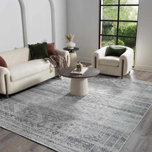 Load image into Gallery viewer, Barny Gray Blue Washable Rug
