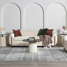 Load image into Gallery viewer, Barny Gray Blue Washable Rug
