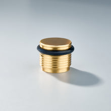 Cargar imagen en el visor de la galería, Bastion - Knurled Ring Solid Brass Door Stops

