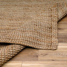 Carregar imagem no visualizador da galeria, Ambel Chocolate Brown Camel Jute Area Rug
