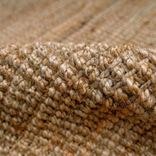 Carregar imagem no visualizador da galeria, Ambel Chocolate Brown Camel Jute Area Rug
