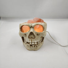 Load image into Gallery viewer, Himalayan Crystal Salt Skull Lamp
