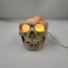 Load image into Gallery viewer, Himalayan Crystal Salt Skull Lamp
