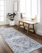 Carregar imagem no visualizador da galeria, Ankti Aqua Washable Area Rug - Clearance

