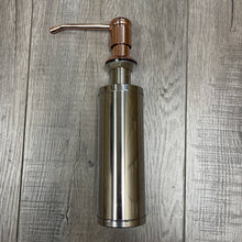 Load image into Gallery viewer, rose gold soap dispenser
