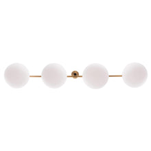 Load image into Gallery viewer, Spark Modern Gold Linear 4 Light Chandelier
