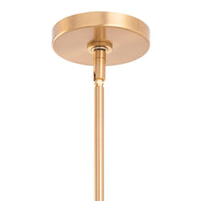 Load image into Gallery viewer, Spark Modern Gold Linear 4 Light Chandelier
