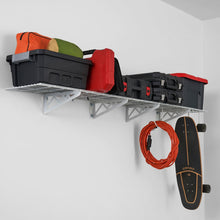 Load image into Gallery viewer, 12&quot; x 36&quot; Wall Shelves (Two Pack with Hooks)

