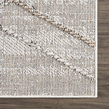 Load image into Gallery viewer, Baqer Bone &amp; Tan Textured Performance Rug - Clearance
