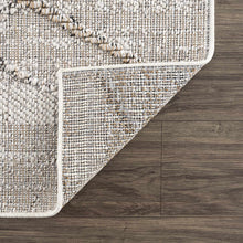 Load image into Gallery viewer, Baqer Bone &amp; Tan Textured Performance Rug - Clearance
