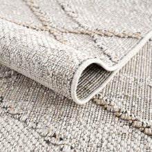 Load image into Gallery viewer, Baqer Bone &amp; Tan Textured Performance Rug - Clearance
